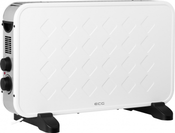 Convector electric de podea ECG TK 2070 Alb 2000W 2 trepte de putere 
