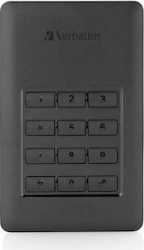 HDD Extern Verbatim Store & Go G1 USB 3.1 2.5 inch 2TB Negru 53403 