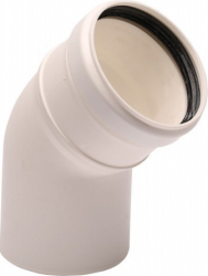 Cot evacuare gaze arse condensare singur tub PP DN80 45grade ATI WB2-48P 