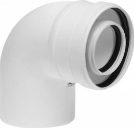 Cot plecare kit evacuare centrala condensare 60/100 PP/PP tip 02 Ati WBPPCUR61002 