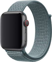 Curea pentru Apple Watch Material Textil Compatibila cu Apple Watch 1/2/3/4/5/6/7/SE MTP Strap 40mm Celestial Teal
