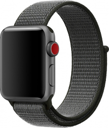 Curea pentru Apple Watch Material Textil Compatibila cu Apple Watch 1/2/3/4/5/6/7/SE MTP Strap 44mm Dark Olive 