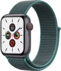 Curea pentru Apple Watch Material Textil Compatibila cu Apple Watch 1/2/3/4/5/6/7/SE MTP Strap 42mm Pine Green 