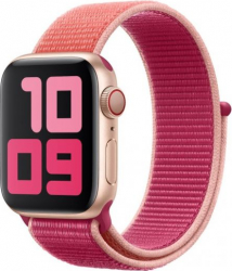 Curea pentru Apple Watch Material Textil Compatibila cu Apple Watch 1/2/3/4/5/6/7/SE MTP Strap 42mm Pomegranate 