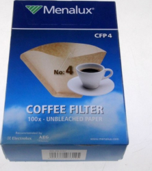 Set 100 filtre hartie cafetiera Delonghi bco425 cfp4 