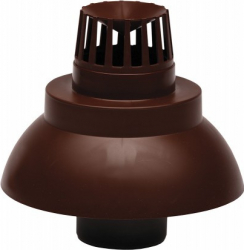 Terminatie cap singur tub DN80 maro orizontala ATI WM45-80P