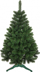Brad artificial de Craciun clasic de lux verde suport inclus 250 cm 