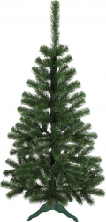 Brad de Craciun artificial cu cetina fina verde suport inclus 250 cm 