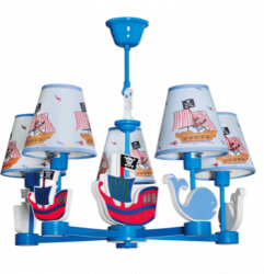 Lustra Pirate Multicolor 5xE14 40W 