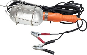 Lampa de lucru portabila 12V cu clesti prindere 