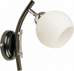 Aplica Dora Negru+Alb 1xE27 60W 