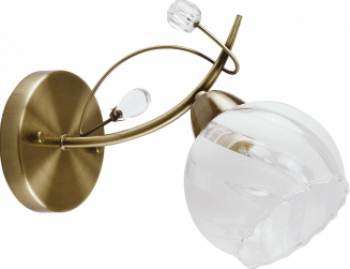 Aplica Flandra Alb+Alama 1xE27 60W 