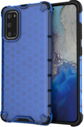 Husa Honeycomb pentru Samsung Galaxy S21 Ultra 5G termoplastic Albastru CRB-SHO3269 