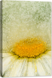 Tablou luminos in intuneric GlowforHome Abstractie verticala de gheata 60 cm x 40 cm 