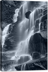 Tablou luminos in intuneric GlowforHome Cascada Stanci Negre 60 cm x 40 cm 