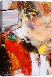 Tablou luminos in intuneric GlowforHome Lucrare desen Abstract Arta Multicolora pictata in ulei 60 cm x 40 cm 