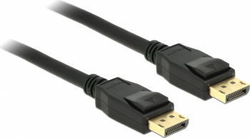 Cablu displayport Delock 85506 lungime 0.5m T-T 4K Negru