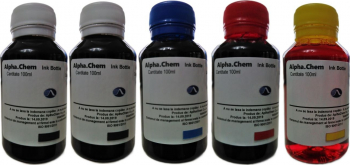 Pachet Flacon Cerneala Compatibil AlphaChem Canon 2x100 CLI-526BK Negru 1x100 CLI-526C Cyan 1x100 CLI-526M Magenta 1x100 CLI-526Y Galben 