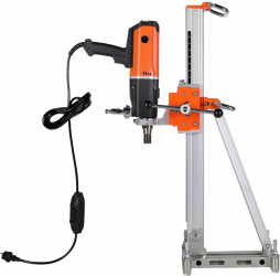 Masina de carotat DMP-162P si stativ DSP-252 BERGER putere 2.200W 230V diametru maxim de carotare 162mm