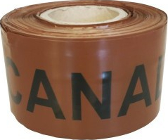 Banda avertizare Canal din PE offpigeon 100 mm x 200 m 