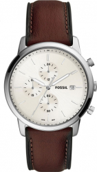 Ceas Barbatesc Fossil The Minimalist Chronograph FS5849 Argintiu Maro 