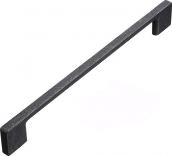 Maner pentru mobila Uzo finisaj argint antichizat L224 mm 