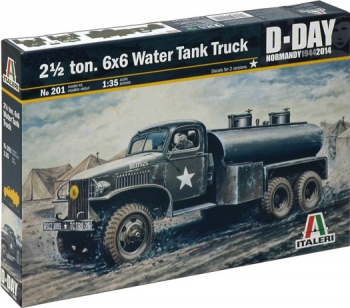 1 35 2 1/2 Ton 6x6 WATER TANK TRUCK 1 35