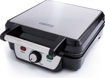 Aparat pentru gaufre Camry CR 3025 waffle 1150W 4 Vafe Inox Negru 