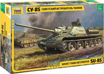 Masina ZVEZDA 1 35 SU-85 SELF PROPELLED GUN 1 35 