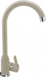 Baterie bucatarie Pyramis LUNGO monocomanda pipa inalta aerator cu limitare de debit finisaj beige 