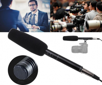 Microfon Condensator Omni Directional Pentru DSLR Canon Nikon DV - 354 AG 