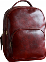 Rucsac dama din piele naturala vachetta coniac FRD104A 