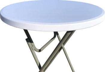 Capac elastic alb CULINARO pentru masa cocktail 80xh110cm 