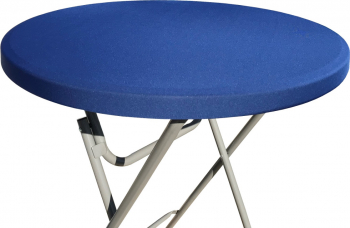 Capac elastic albastru CULINARO pentru masa cocktail 80xh110cm 