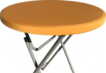 Capac elastic gold CULINARO pentru masa cocktail 80xh110cm 