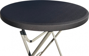 Capac elastic negru CULINARO pentru masa cocktail 80xh110cm 