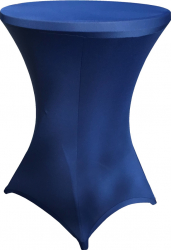 Husa stretch CULINARO pentru mese cocktail 80xh110cm dark blue