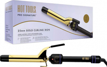 Hot Tools Gold Curling Pro placat aur HTIR1575UKE cu la mm 25 Signature