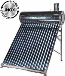 Sistem Panou Solar cu Tuburi Vidate 1024-58 INOX / Vtl 202 Vrl 150 Tbuc 18 Dmm 58 Lmm 1800 