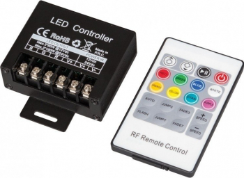 Controller Rf pentru benzi led RGB 240W 20A 12-24V dc RGBRFC20 Ultralux 