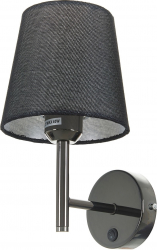 Corp de iluminat tip aplica 1xE27 negru 2064/1W BK M022