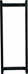 Suport pentru prosoape metal negru 25 x 13 x 60 cm Luigi 017 