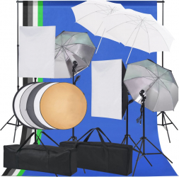 vidaXL Kit de iluminat pentru studio foto 
