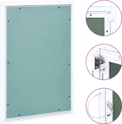 vidaXL Trapa de acces din gips-carton cadru de aluminiu 300 x 600 mm 