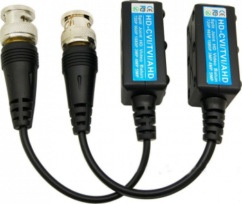 SET VIDEO BALUN PASIV UTP-BNC 5MP 