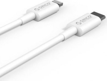 Cablu USB Orico CL01-10 Type-C - Lightning 1m alb 