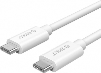 Cablu USB Orico CTC100M-20 USB Type-C - USB Type-C 2m alb 