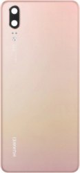 Capac Baterie - Geam Camera Spate Huawei P20 Roz Auriu 