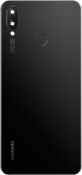 Capac Baterie - Geam Camera Spate - Senzor Amprenta Huawei P Smart+ 2019 Negru 