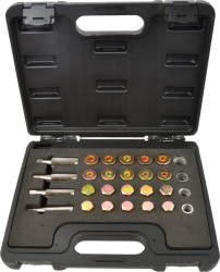 Kit de reparatie dopuri de ulei 64 piese Geko G02795 